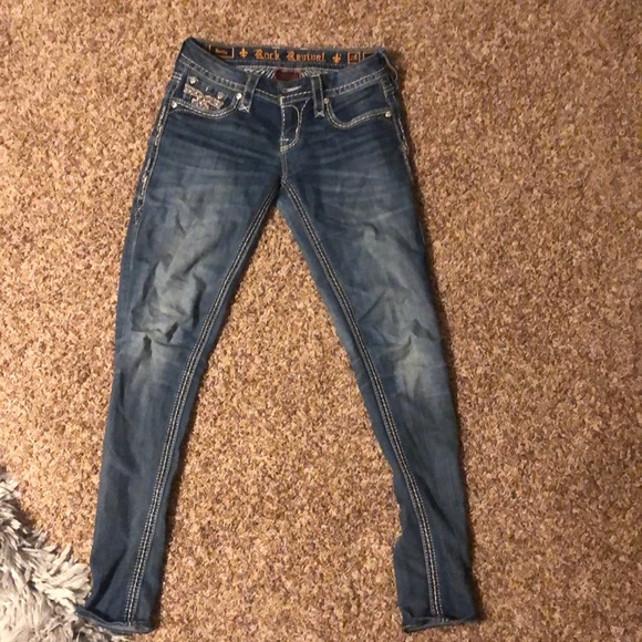 Rock Revival skinny jeans size 26 - Picture 3 of 3